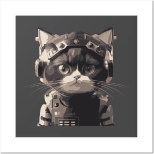 Cat RoboCop Posters and Art